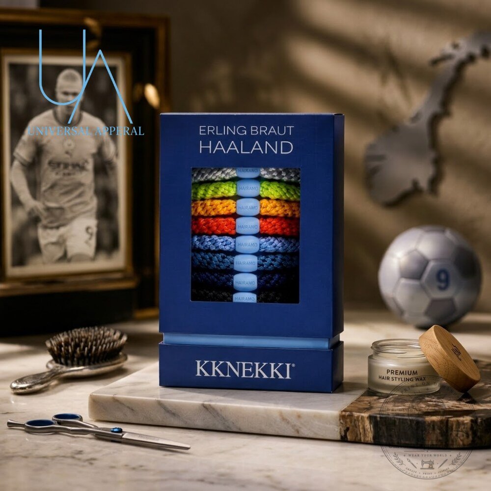 Erling Braut Haaland x Kknekki Multi Color Hair Tie Set Collection 2026 Haaland x Kknekki Multi-Color Hair Tie Set 2026 – image 2 of 3