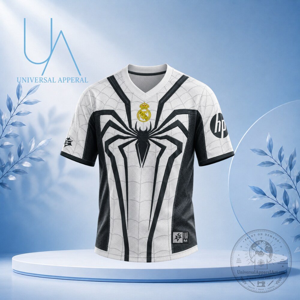 "Exclusive 2026 Spiderman & Spongebob Jerseys: Limited Edition Release" 7 Spiderman Real Madrid Spider Man Brand New Day Jersey Special Edition Shirt 2026