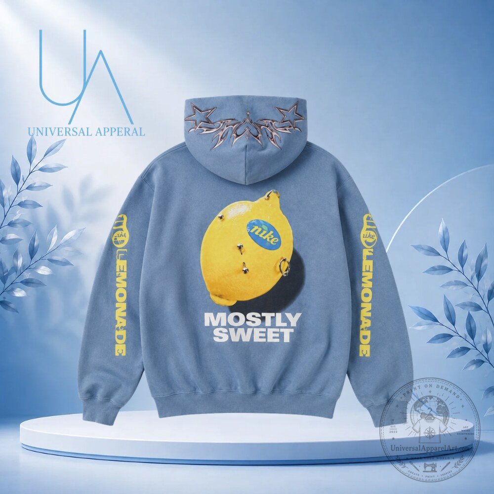 Karina Aespa x Nike Mostly Lemon Star Hoodie 3 Karina Aespa x Nike Mostly Lemon Star Hoodie