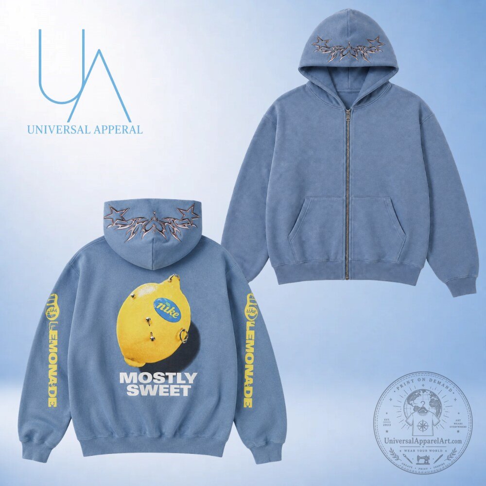 Karina Aespa x Nike Mostly Lemon Star Hoodie 4 Karina Aespa x Nike Mostly Lemon Star Hoodie