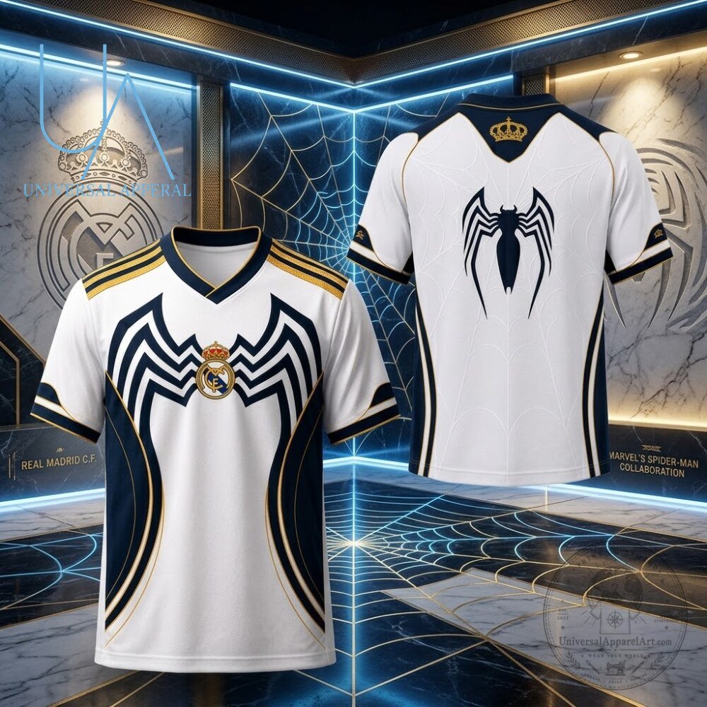 Real Madrid x Spider Man Brand New Day Special Edition Jersey Shirt 2026 5 Real Madrid x Spider Man Brand New Day Special Edition Jersey Shirt 2026