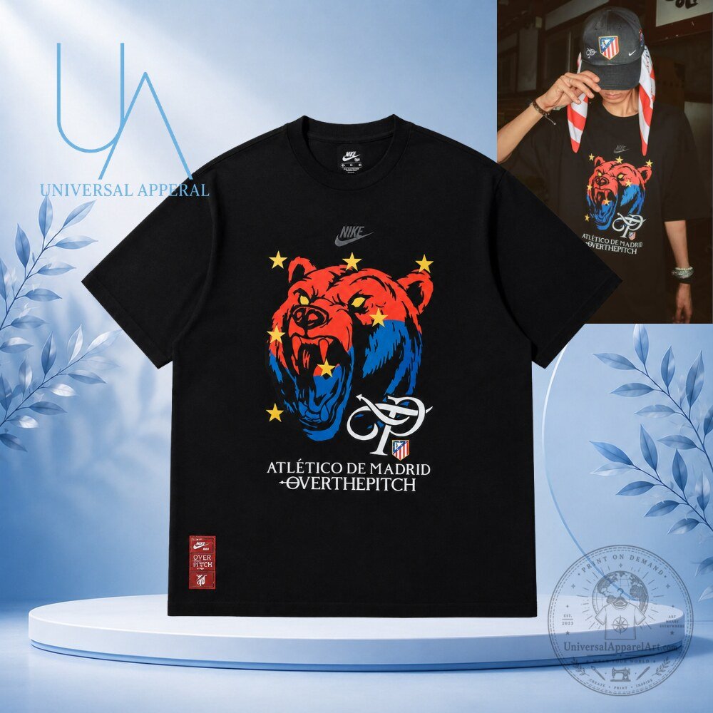 Atletico de Madrid x Over The Pitch Summer 2026 Iconic Bear Graphic Shirt