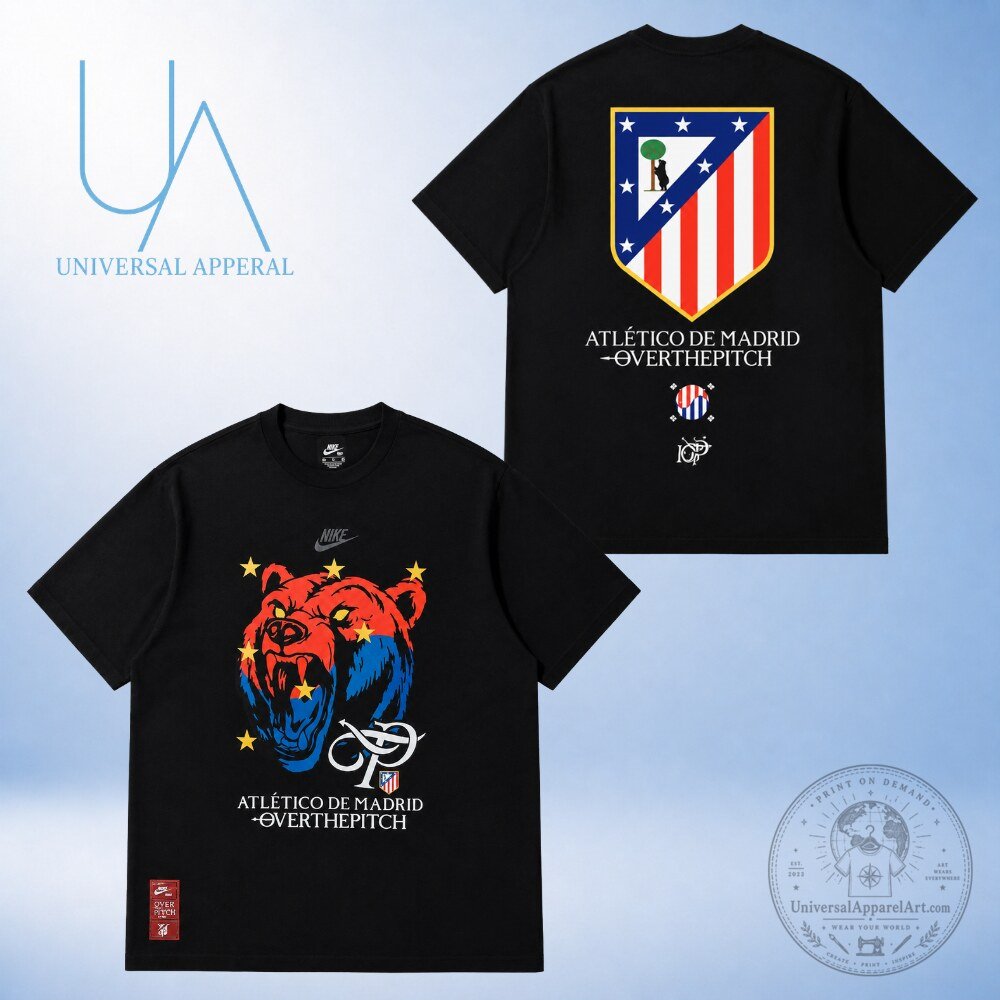 Atletico de Madrid x Over The Pitch Summer 2026 Iconic Bear Graphic Shirt 4 Atletico de Madrid x Over The Pitch Summer 2026 Iconic Bear Graphic Shirt