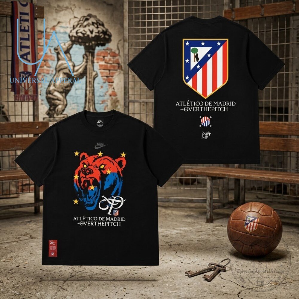 Atletico de Madrid x Over The Pitch Summer 2026 Iconic Bear Graphic Shirt 5 Atletico de Madrid x Over The Pitch Summer 2026 Iconic Bear Graphic Shirt