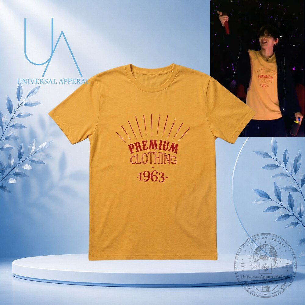 BTS Taeyung Premium Clothing 1963 Vintage Sunburst T Shirt