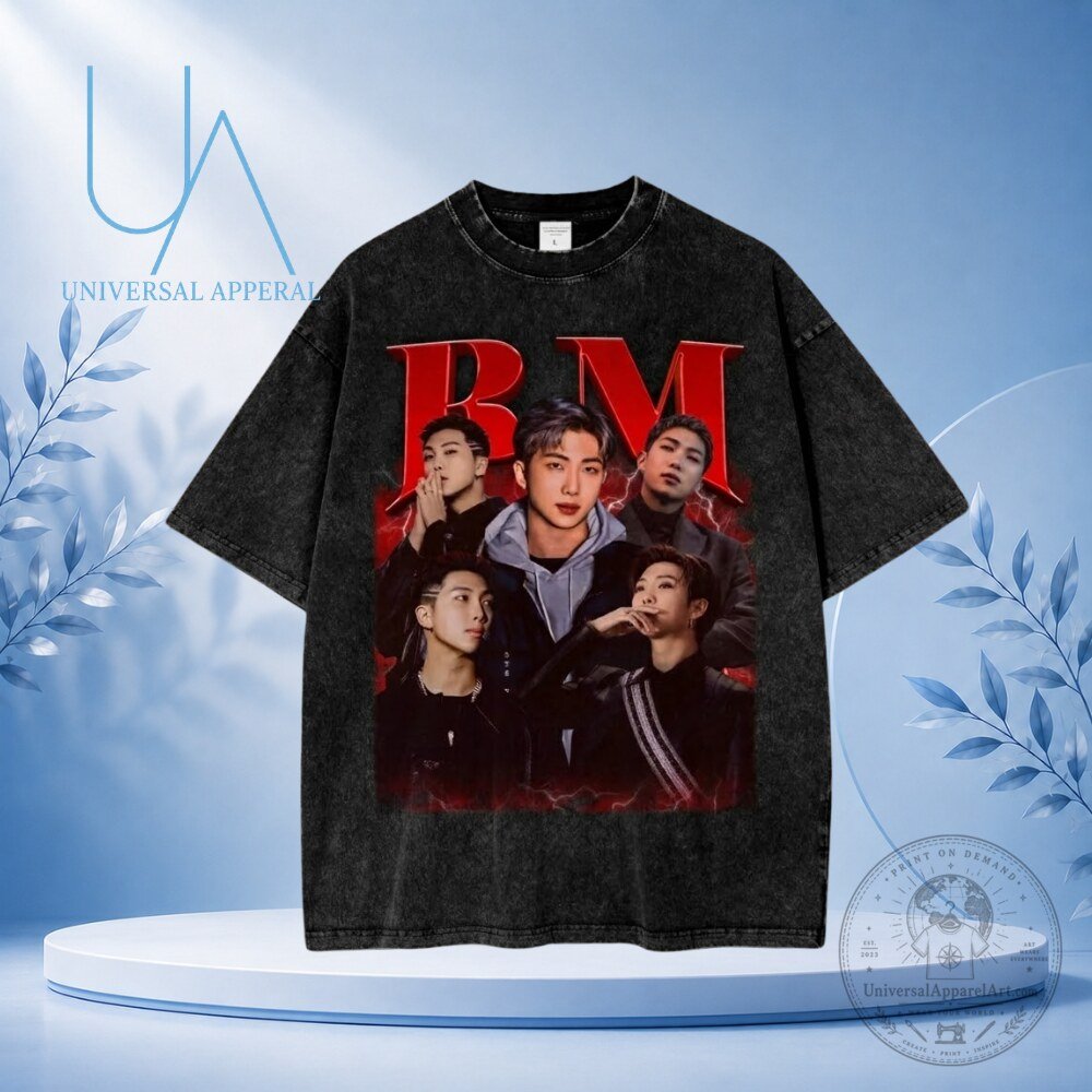 "Top 5 Must-Have Limited Edition Collectibles and Apparel for 2026" 23 RM BTS Vintage Bootleg Style Photo T Shirt