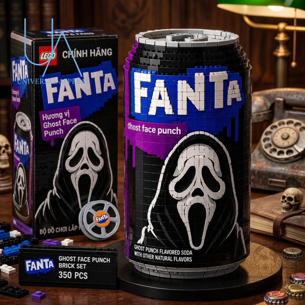 Fanta Ghost Face Punch Halloween Building Brick Set 2026 5 Fanta Ghost Face Punch Halloween Building Brick Set 2026