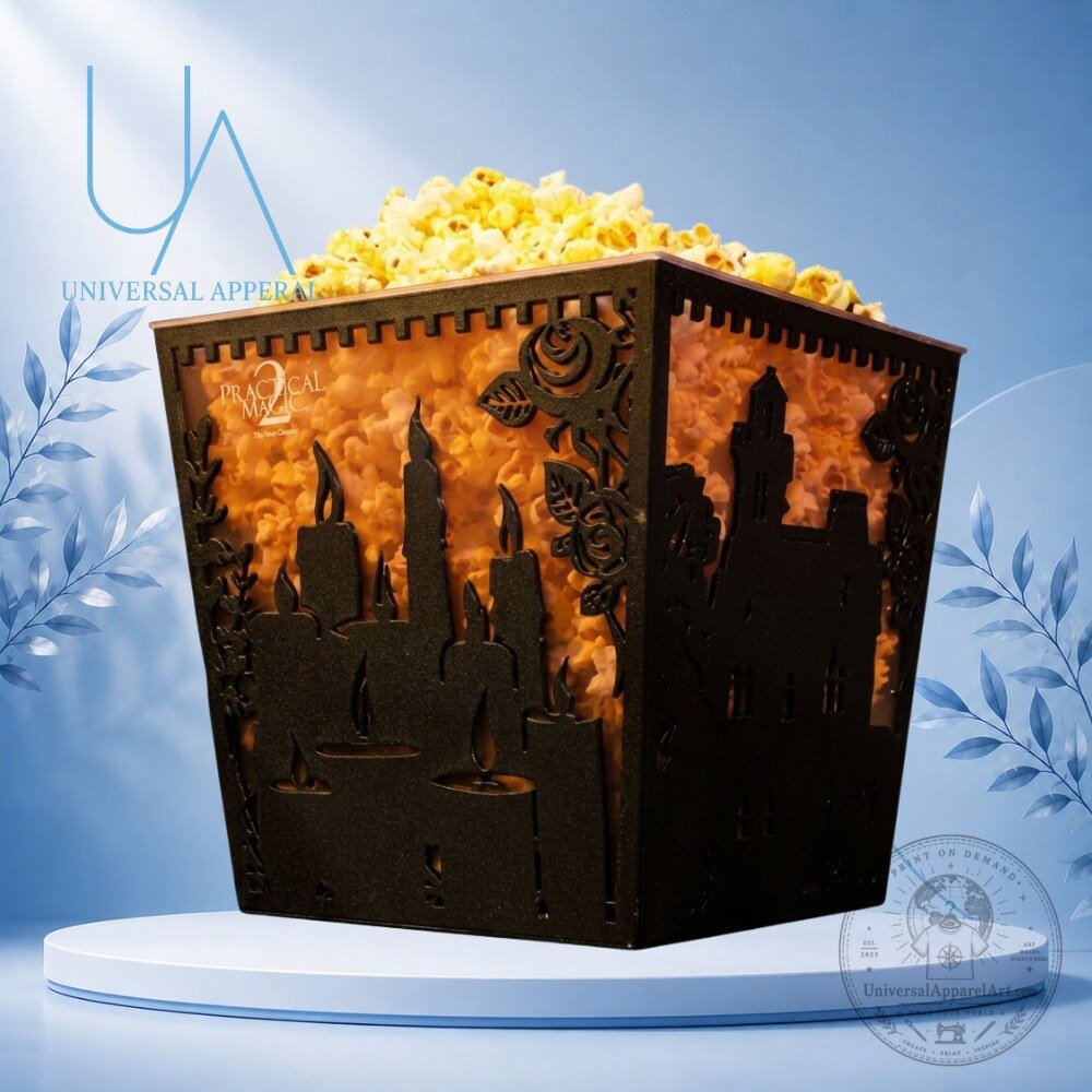 Practical Magic 2 Corn Bucket Castle Candle Silhouette Collectible New