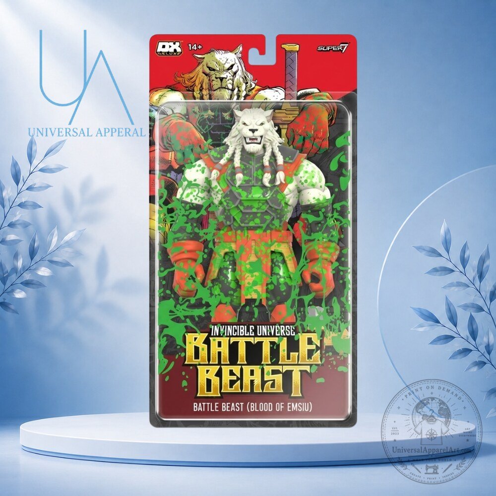 "Exclusive Collectibles: Battle Beast Figure, MU 26 27 Jersey, Monterrey Kit" 7 Battle Beast Blood of Emsiu Deluxe 7 in Figure Invincible Super7 Exclusive Collectible