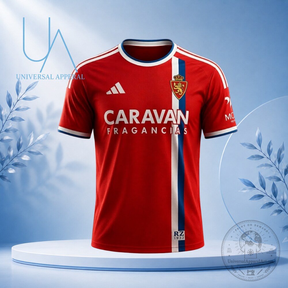 Real Zaragoza 26 27 Away Tomate Jersey Shirt