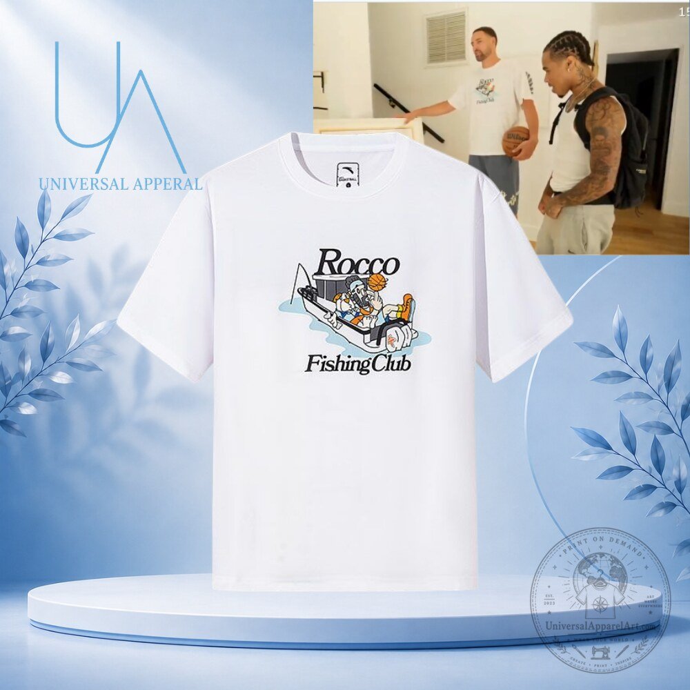 Klay Thompson Rocco Fishing Club Funny Graphic Print T Shirt