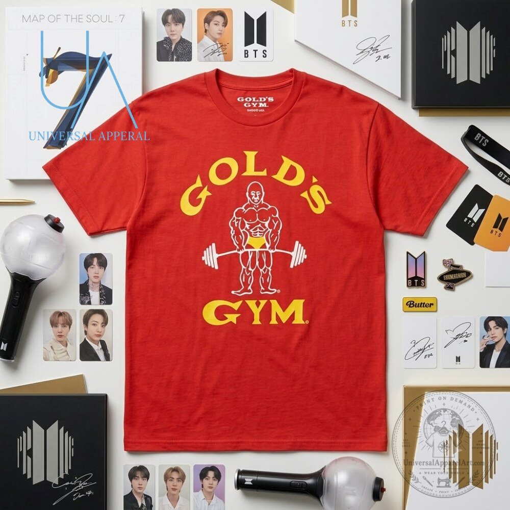 BTS V Golds Gym Sport T-Shirt 4 BTS V Golds Gym Sport T-Shirt