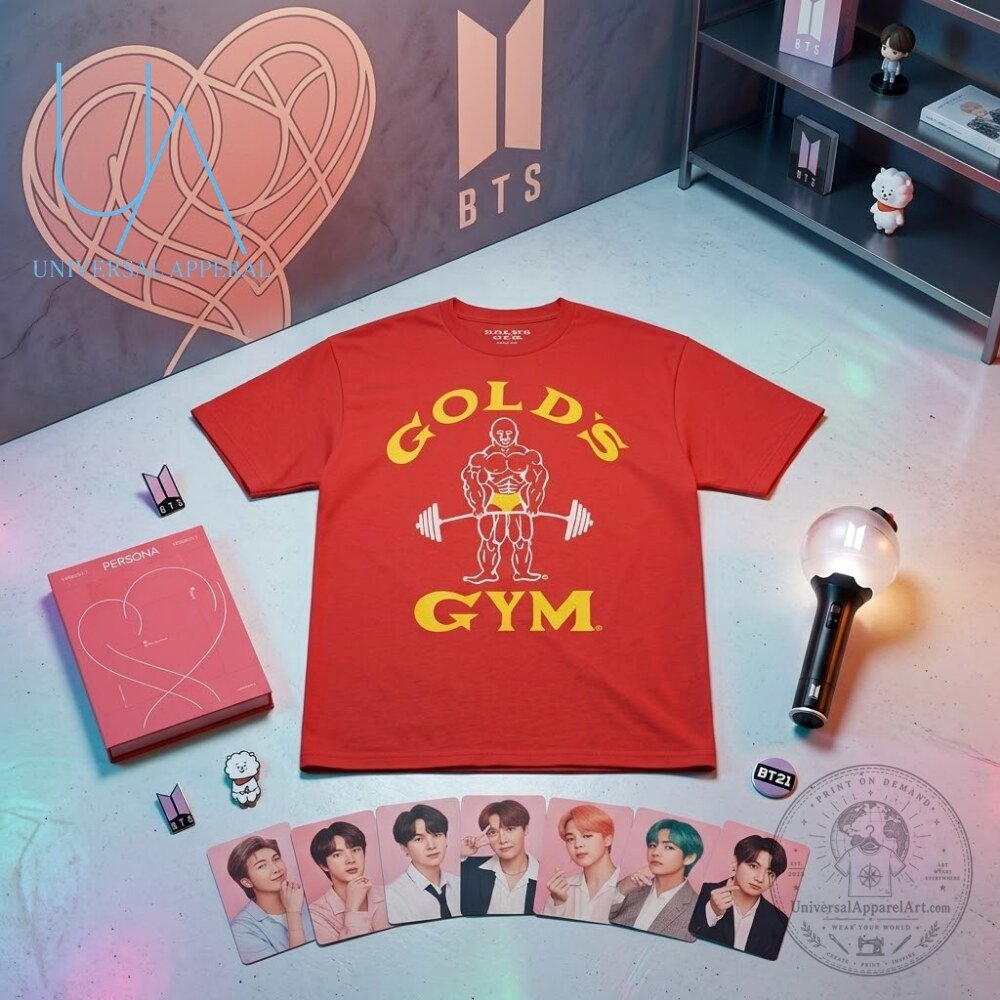 BTS V Golds Gym Sport T-Shirt 5 BTS V Golds Gym Sport T-Shirt