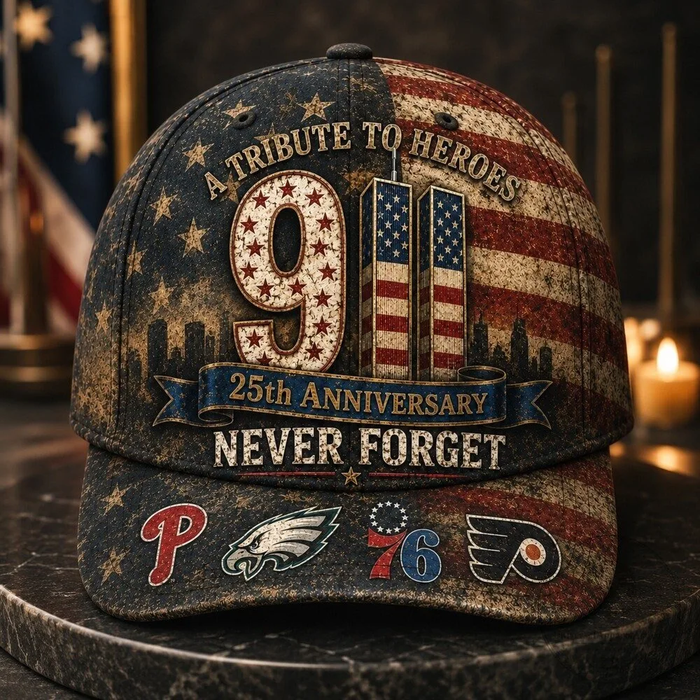 Patriotic American Flag 9/11 Never Forget 25th Anniversary Tribute Baseball Cap Hat 11 Patriotic American Flag 9/11 Never Forget 25th Anniversary Tribute Baseball Cap Hat