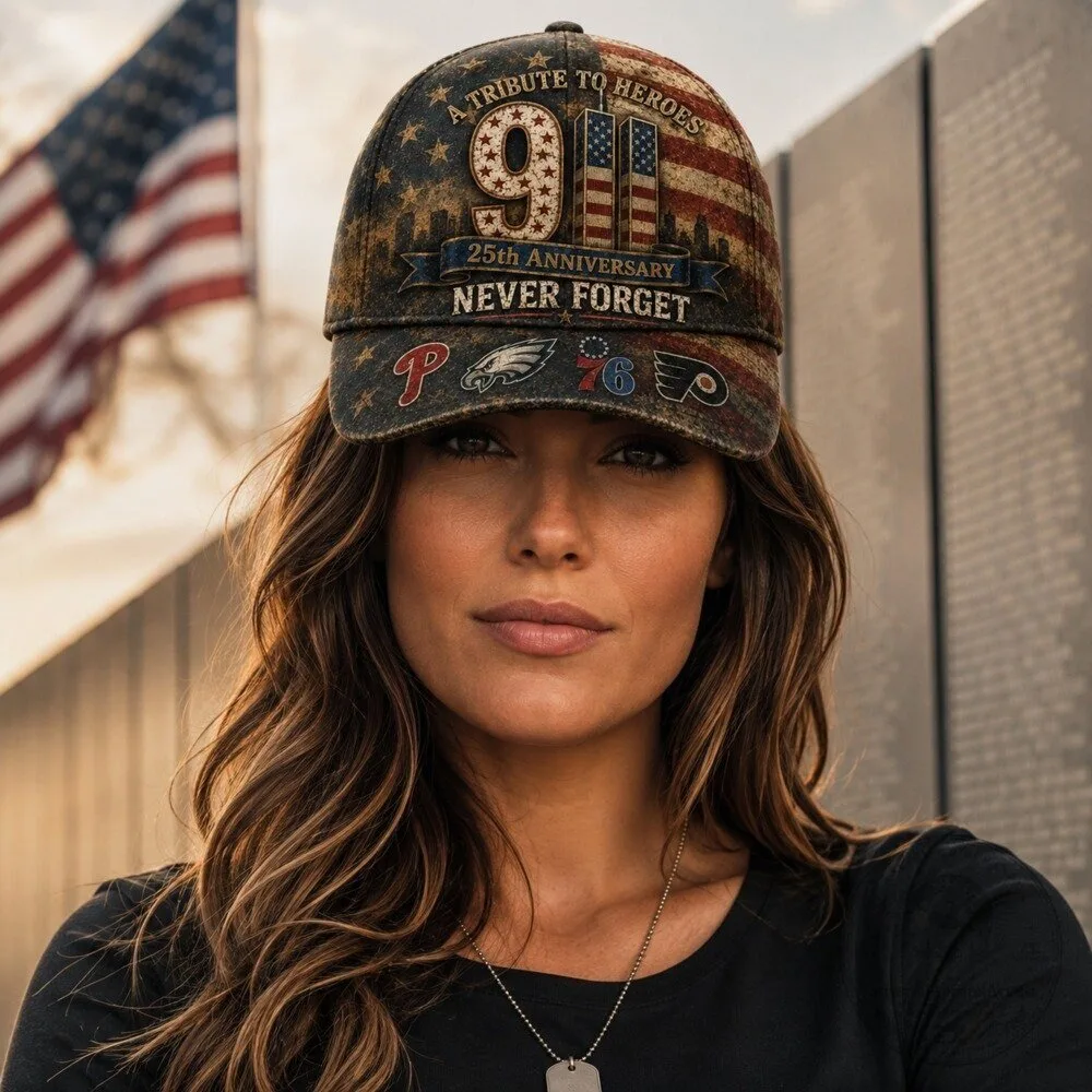Patriotic American Flag 9/11 Never Forget 25th Anniversary Tribute Baseball Cap Hat 15 Patriotic American Flag 9/11 Never Forget 25th Anniversary Tribute Baseball Cap Hat
