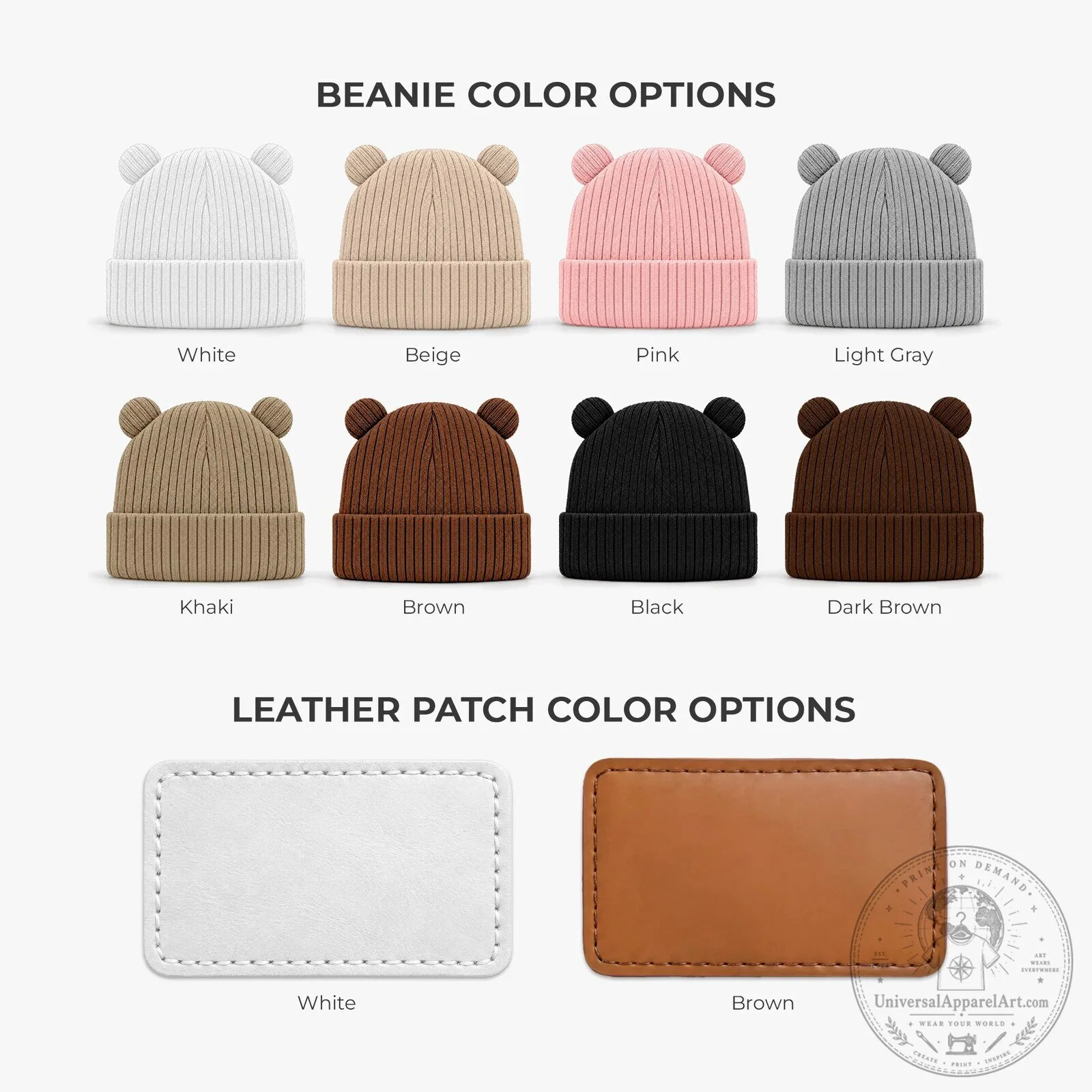 Personalized Baby Animal Train Beanie Hat with Mittens for Newborns 9 Personalized Baby Animal Train Beanie Hat with Mittens for Newborns