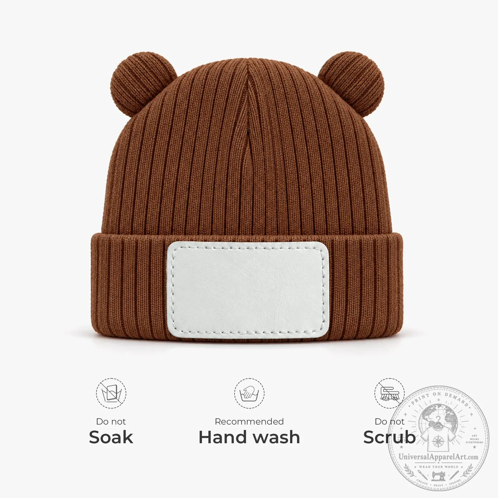 Personalized Baby Animal Train Beanie Hat with Mittens for Newborns 10 Personalized Baby Animal Train Beanie Hat with Mittens for Newborns