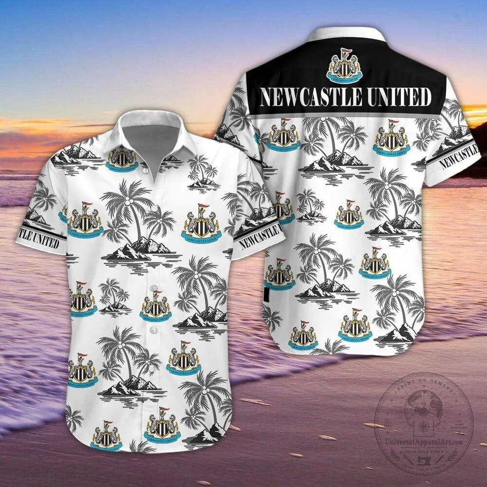 Newcastle United Football Club Tropical Palm Trees Hawaiian Shirt