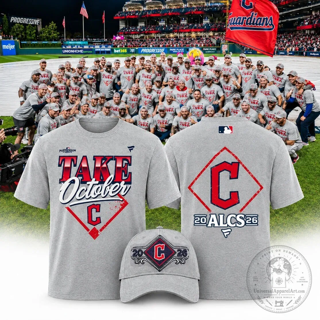 Cleveland Guardians MLB Postseason Take October 2026 T-Shirt