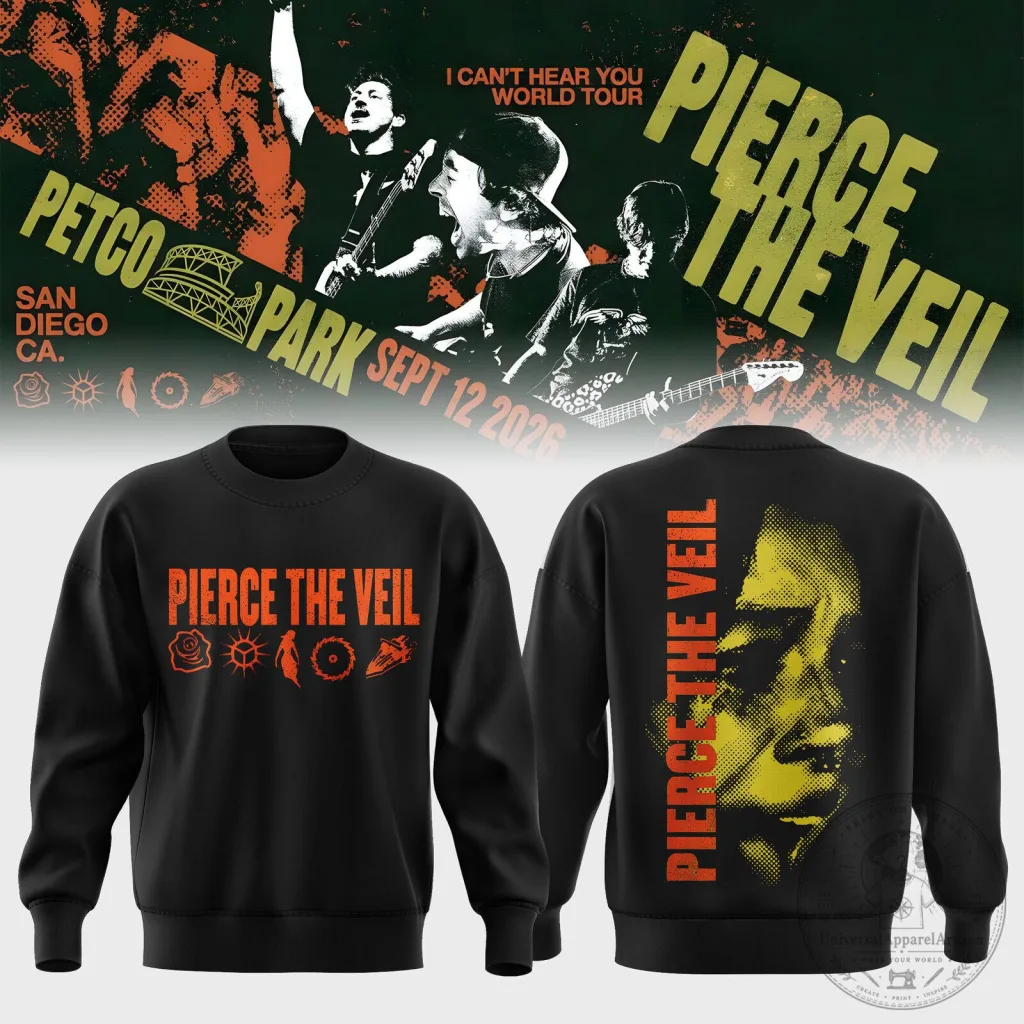 Pierce The Veil I Can't Hear You World Tour Finale Sweatshirt