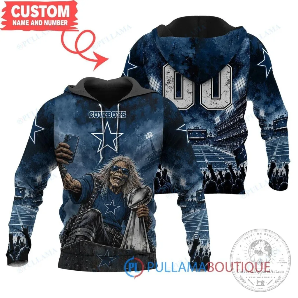Dallas Cowboys Iron Maiden Eddie Super Bowl Champions Hoodie Dallas Cowboys Iron Maiden Eddie Super Bowl Champions Hoodie