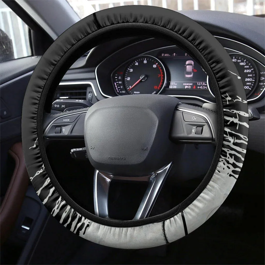 Dark Academia Raven Gothic Literature Vintage Bookish Steering Wheel Cover 3 Dark Academia Raven Gothic Literature Vintage Bookish Steering Wheel Cover