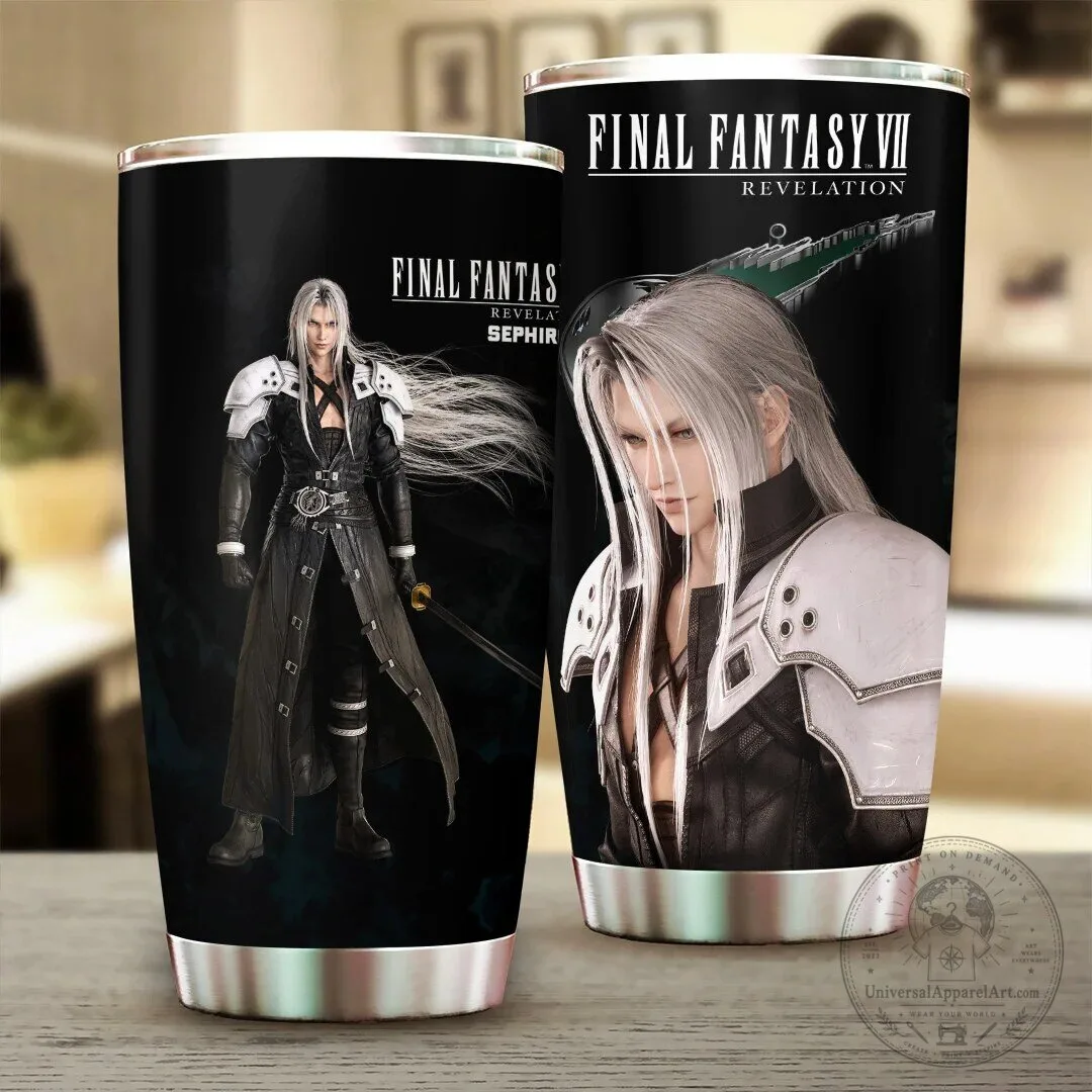 Final Fantasy VII Revelation Sephiroth Stainless Steel Insulated Tumbler