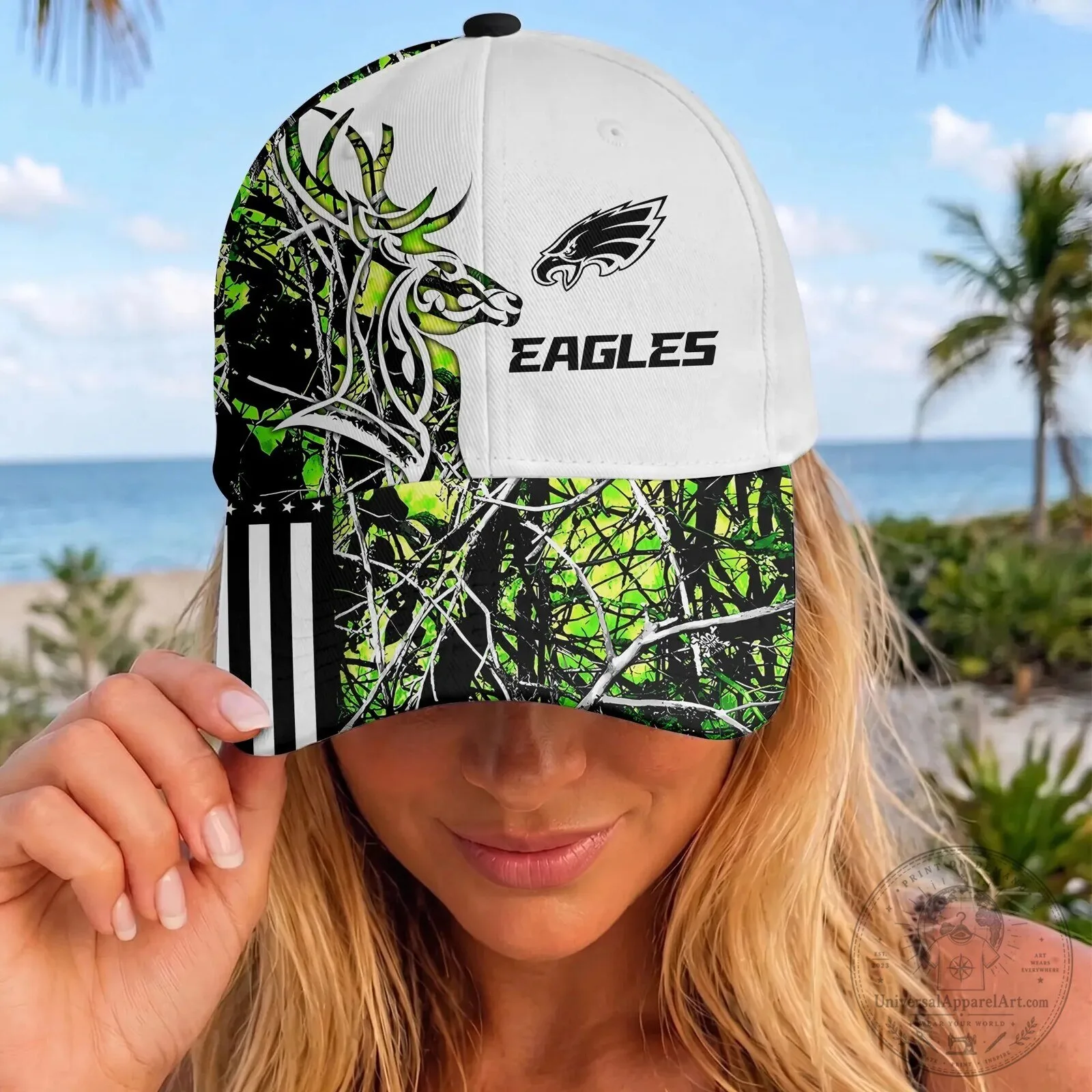 Philadelphia Eagles Deer Hunting Camouflage American Flag Baseball Cap Hat 8 Philadelphia Eagles Deer Hunting Camouflage American Flag Baseball Cap Hat