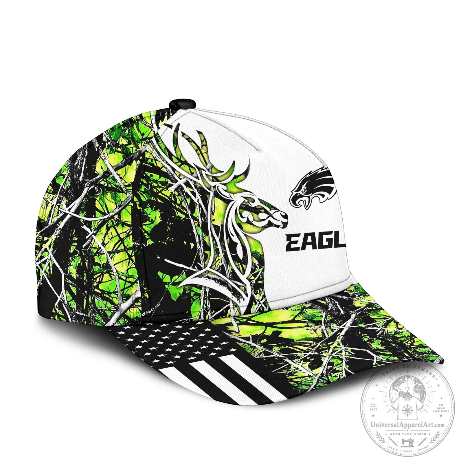 Philadelphia Eagles Deer Hunting Camouflage American Flag Baseball Cap Hat 9 Philadelphia Eagles Deer Hunting Camouflage American Flag Baseball Cap Hat
