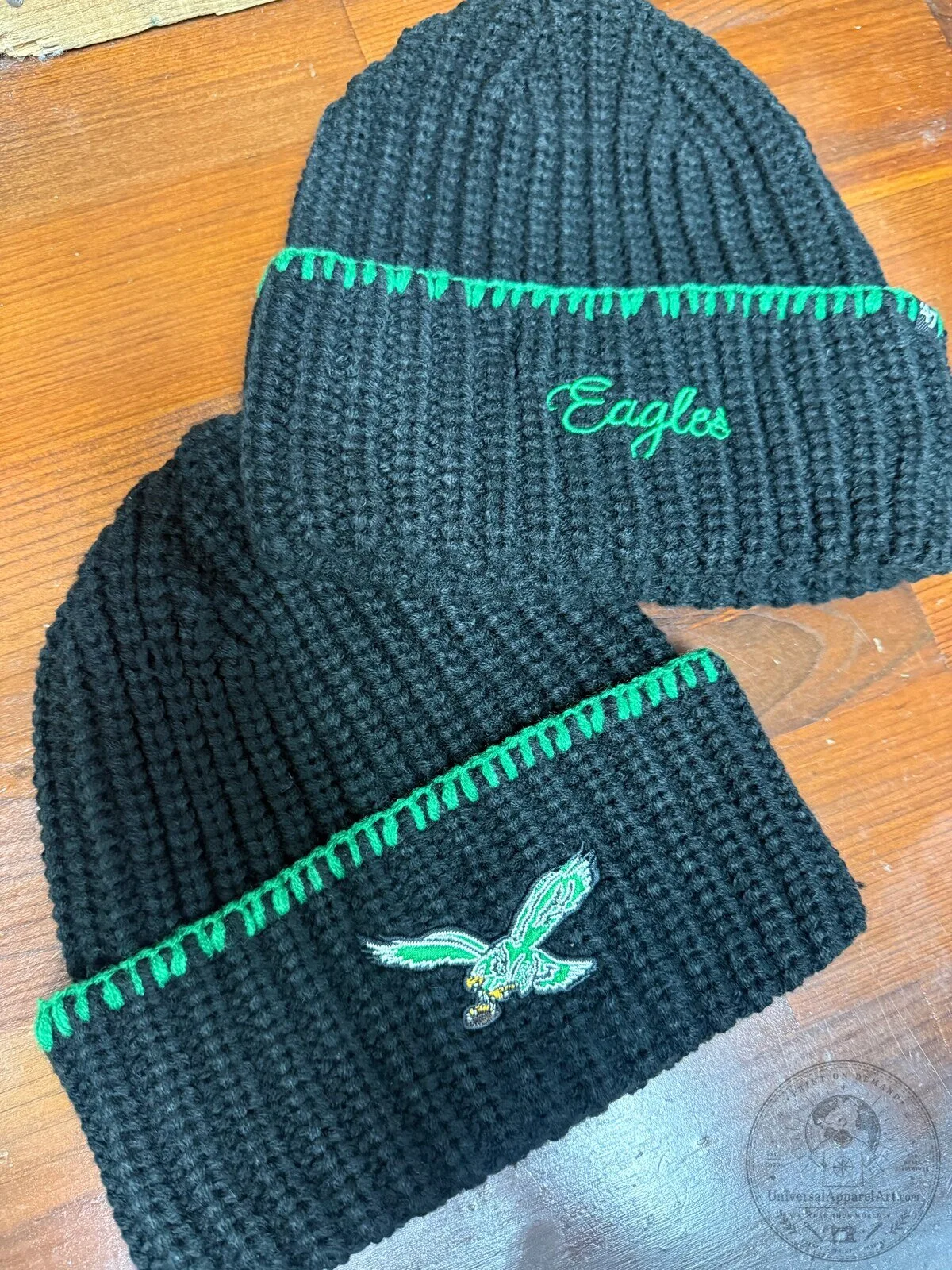 Philadelphia Eagles Black Knit Beanie Hat
