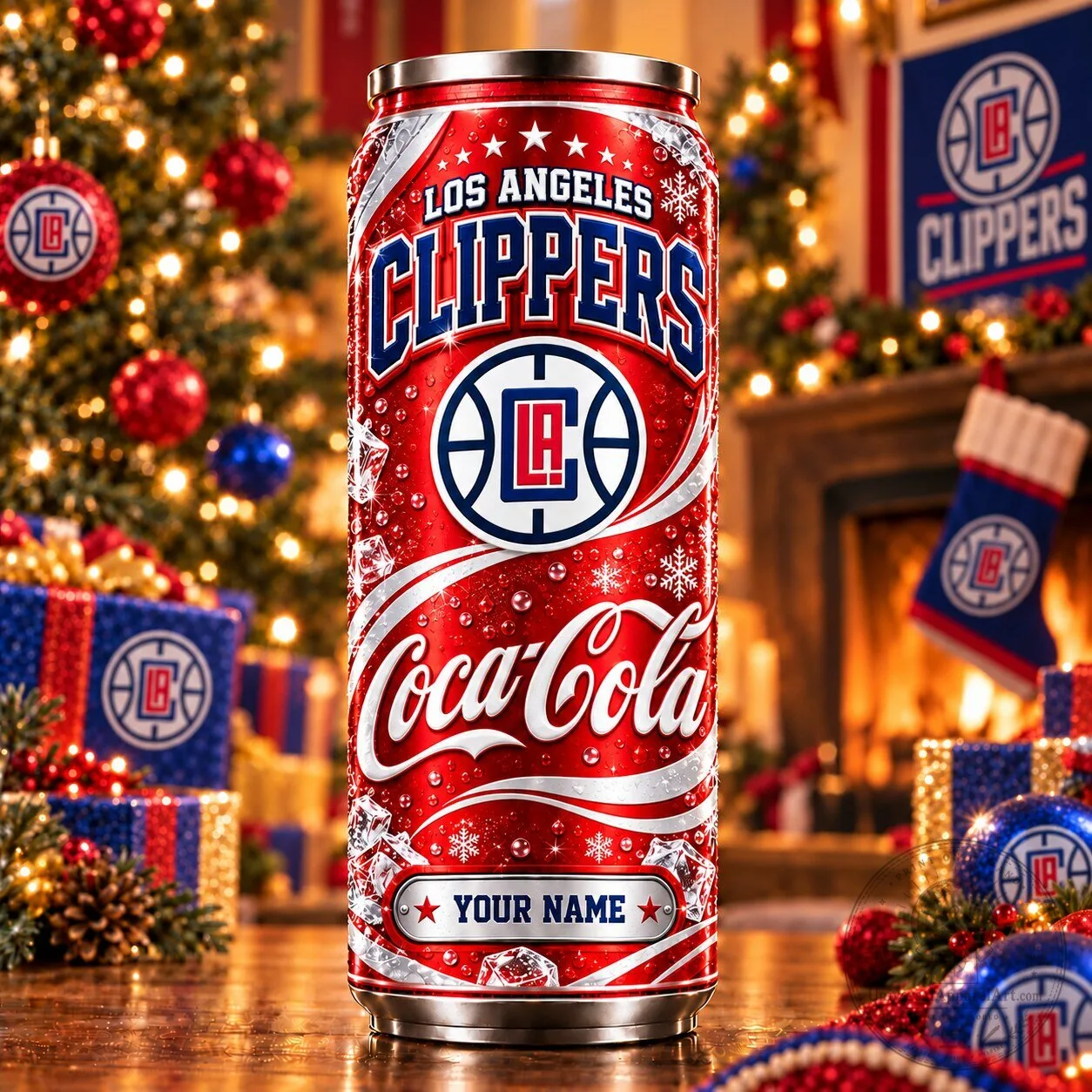 Los Angeles Clippers Coca-Cola Personalized Insulated Tumbler