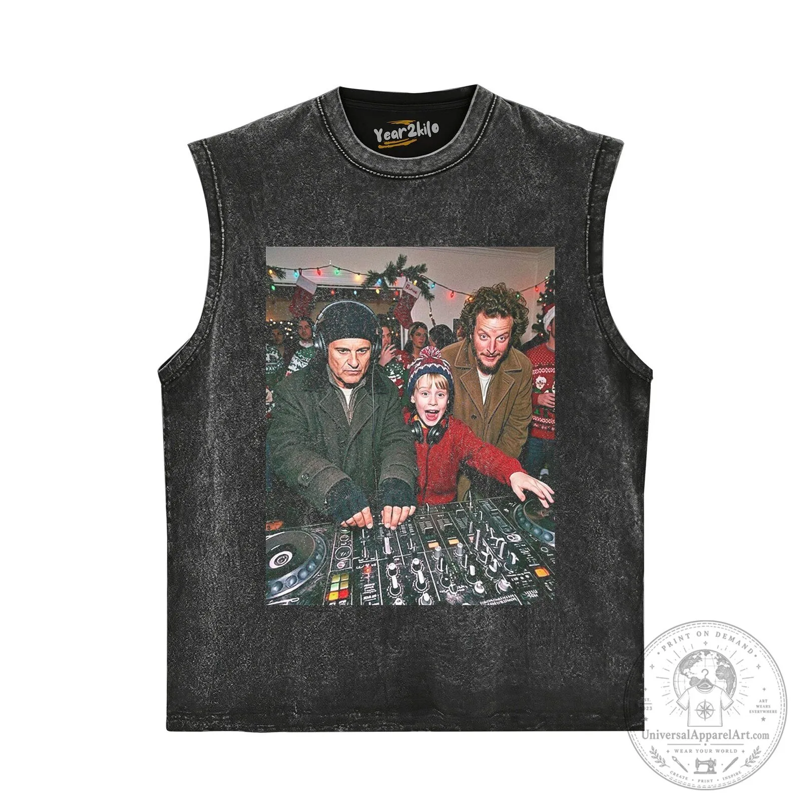 Home Alone Kevin McCallister DJ Christmas Party T-Shirt 9 Home Alone Kevin McCallister DJ Christmas Party T-Shirt