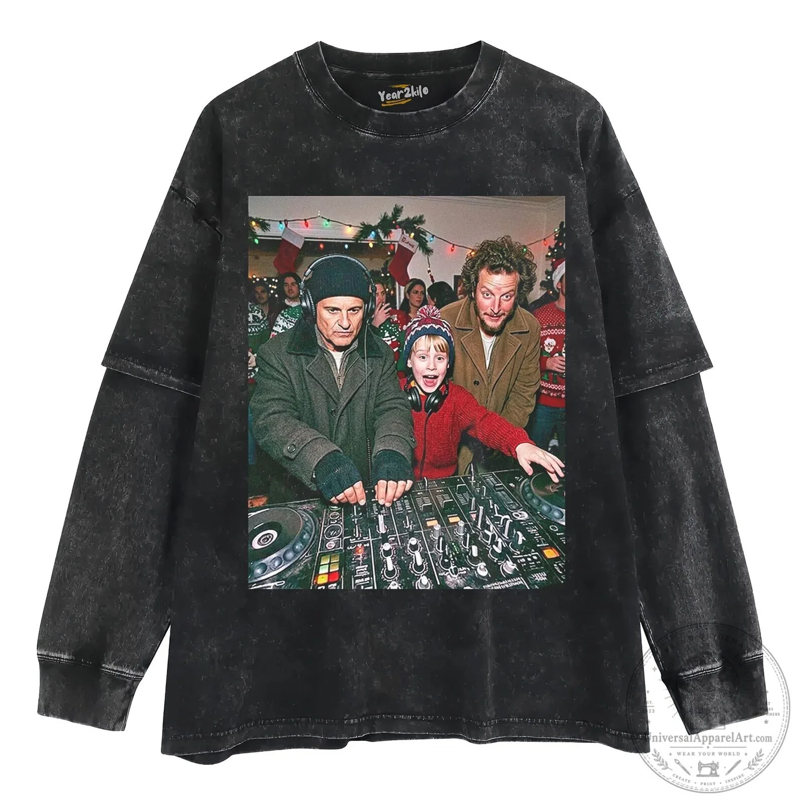 Home Alone Kevin McCallister DJ Christmas Party T-Shirt 10 Home Alone Kevin McCallister DJ Christmas Party T-Shirt