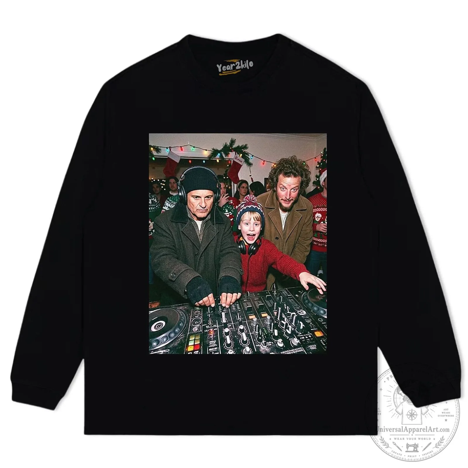 Home Alone Kevin McCallister DJ Christmas Party T-Shirt 11 Home Alone Kevin McCallister DJ Christmas Party T-Shirt
