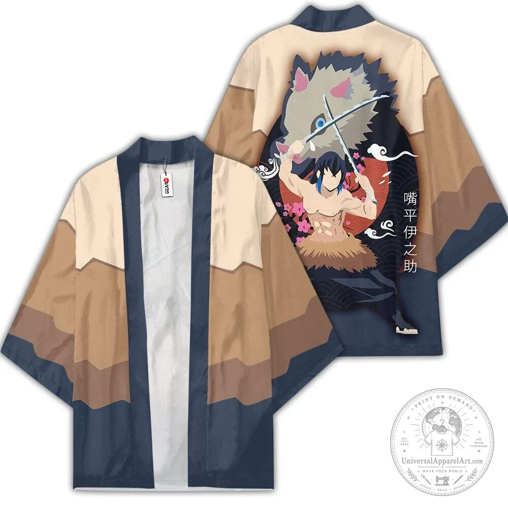 Demon Slayer Inosuke Hashibira Kimono Anime Jacket