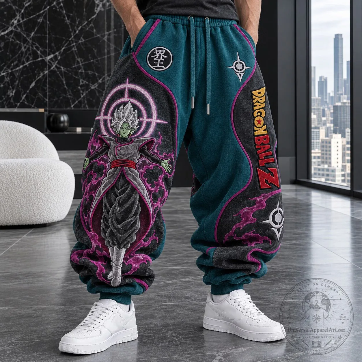 Dragon Ball Z Zamasu Super Saiyan Rose Anime Sweatpants