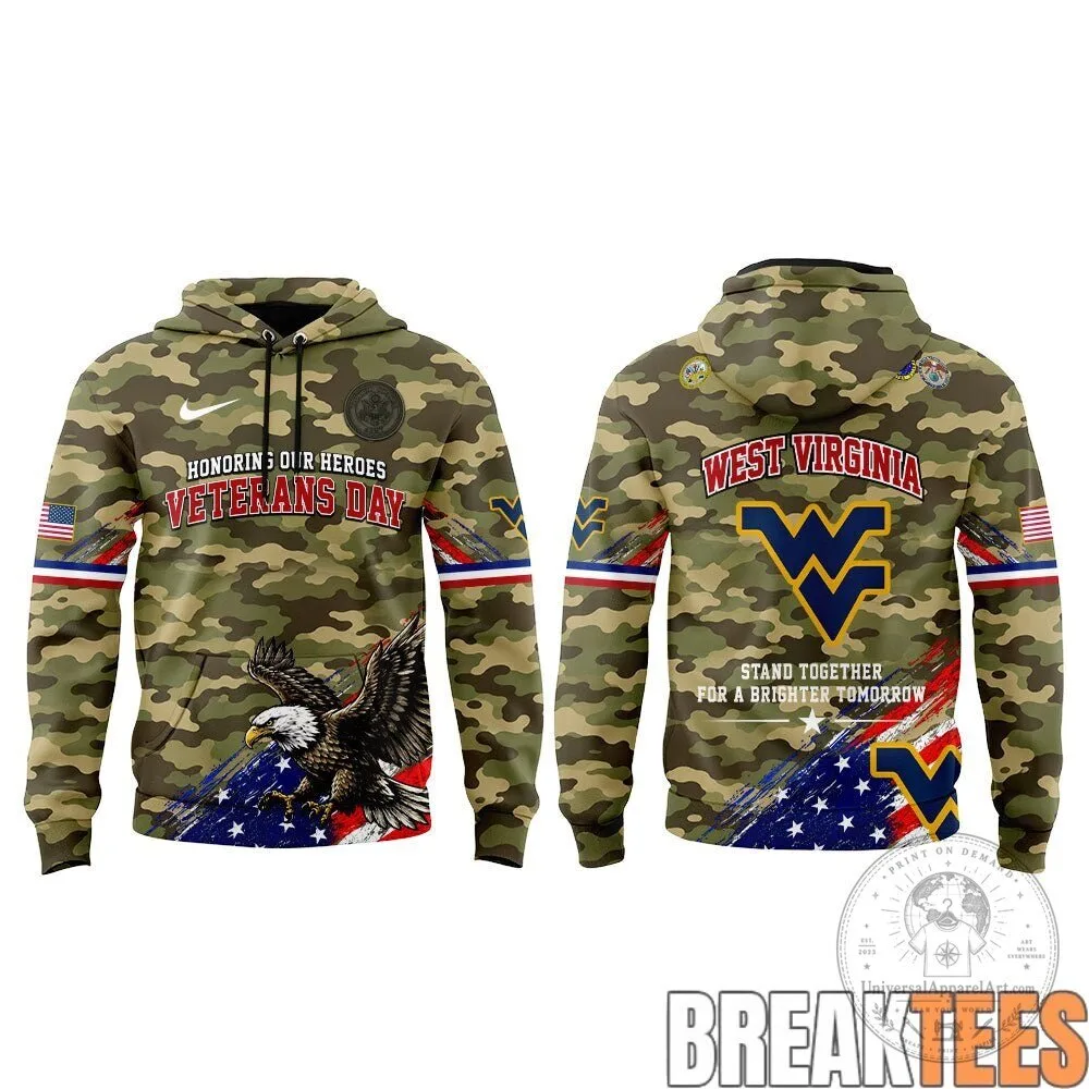 West Virginia Mountaineers Veterans Day Camouflage Hoodie 3 West Virginia Mountaineers Veterans Day Camouflage Hoodie