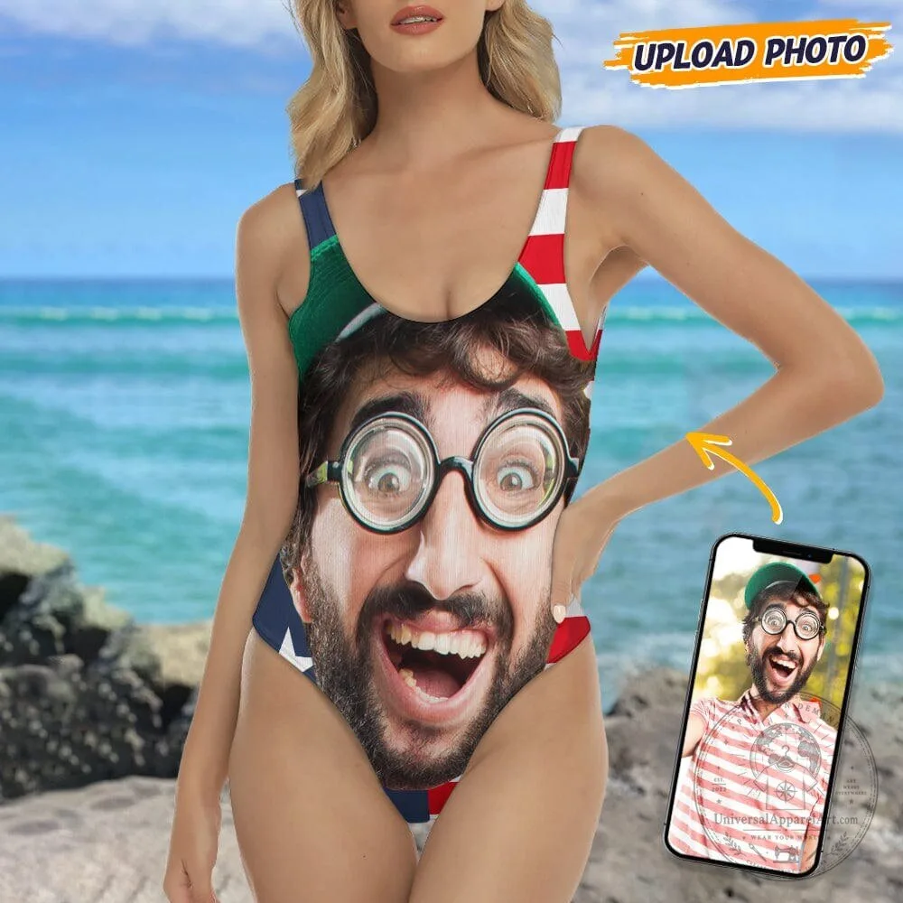 Personalized Custom Face Photo One-Piece Swimsuit for Women 7 Personalized Custom Face Photo One-Piece Swimsuit for Women