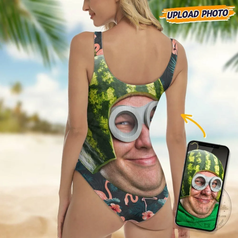 Personalized Custom Face Photo One-Piece Swimsuit for Women 9 Personalized Custom Face Photo One-Piece Swimsuit for Women