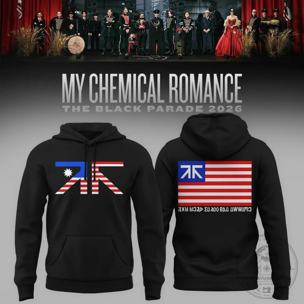 Los Angeles Hoodie for My Chemical Romance's 2026 The Black Parade Concert Los Angeles Hoodie for My Chemical Romance's 2026 The Black Parade Concert